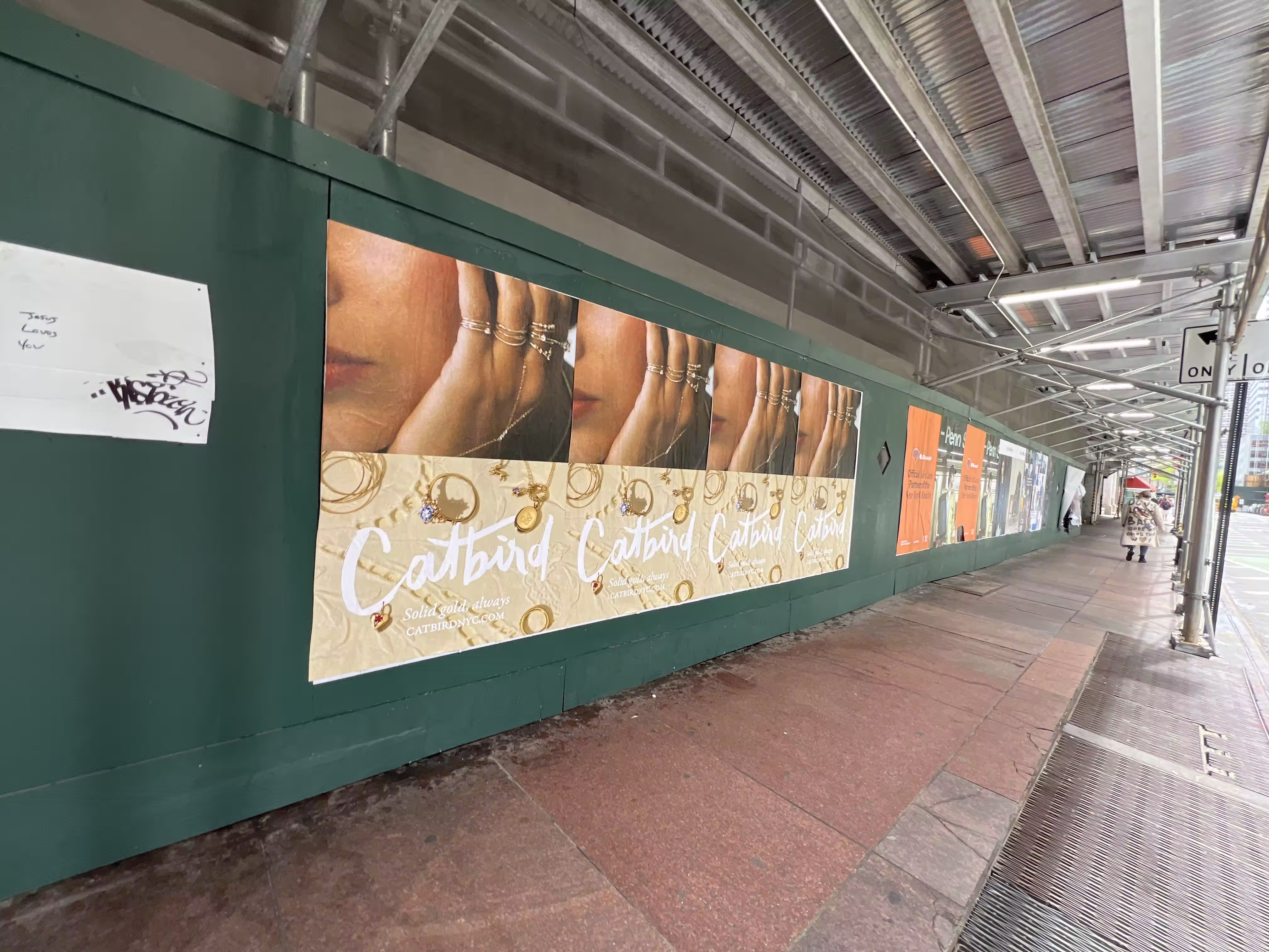 Catbird Mother's Day wild posting at 1 E 54th St