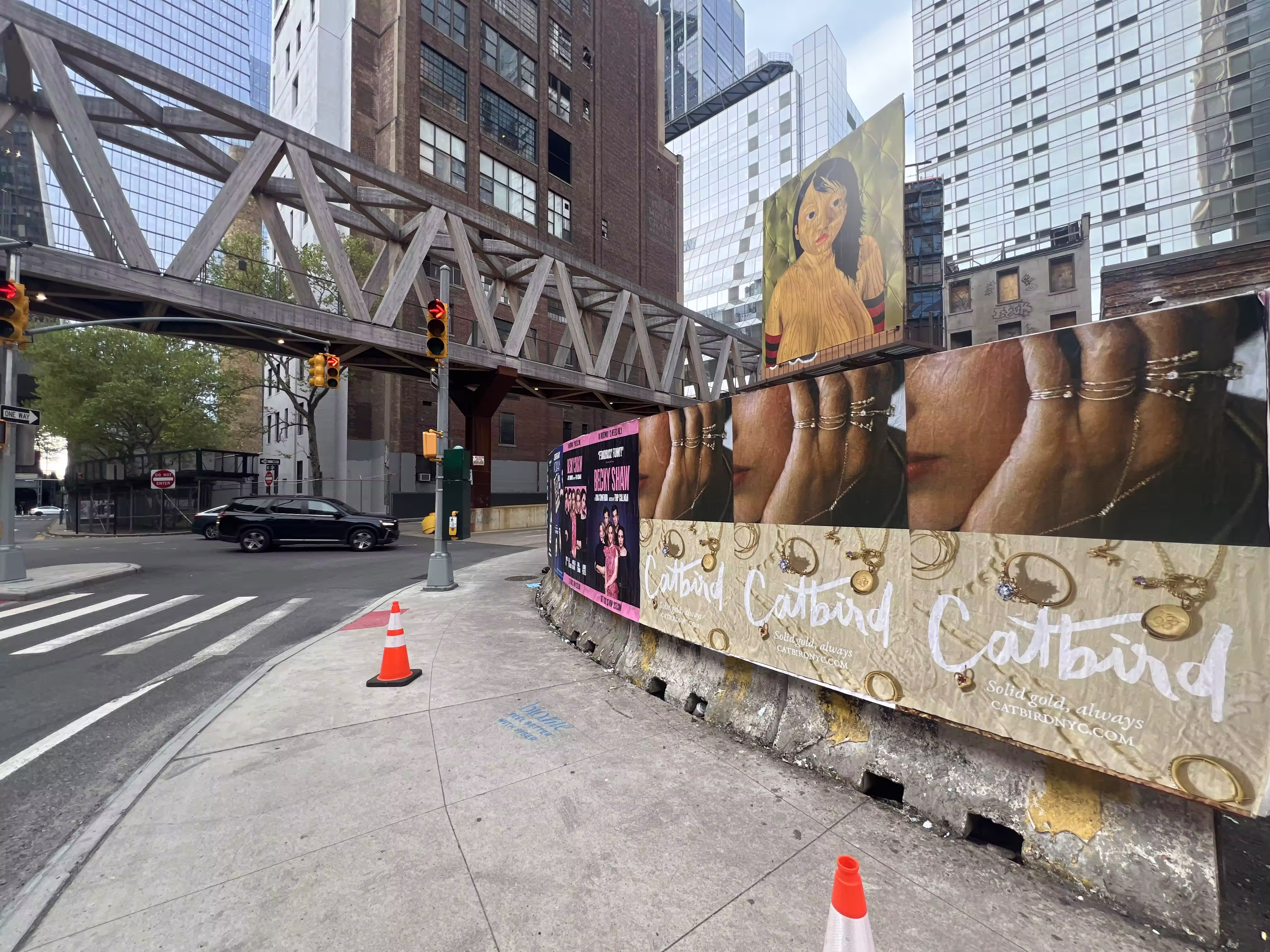 Catbird Mother's Day wild posting at 433 W 30th St