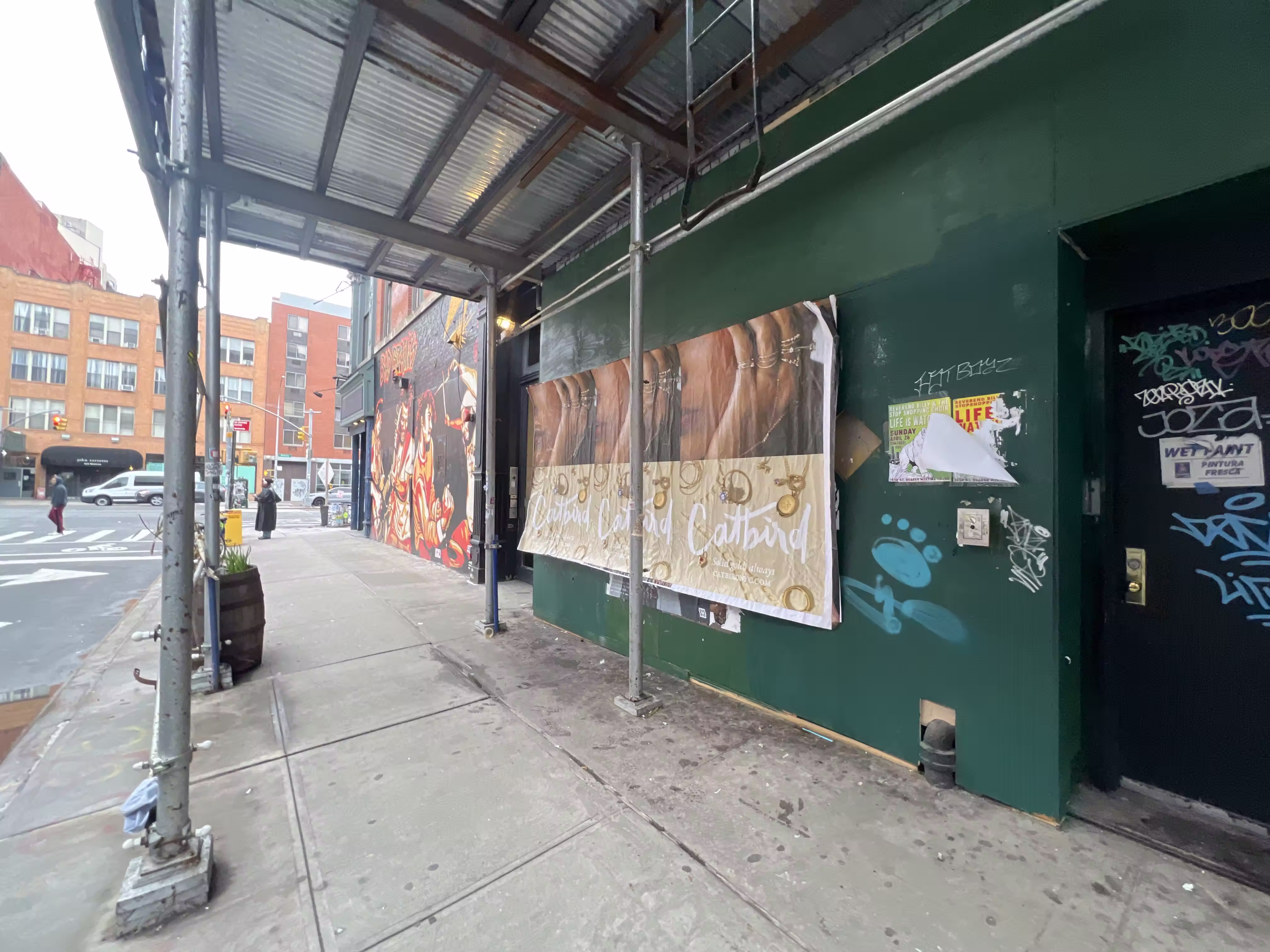 Catbird Mother's Day wild posting at 6 Bleecker St