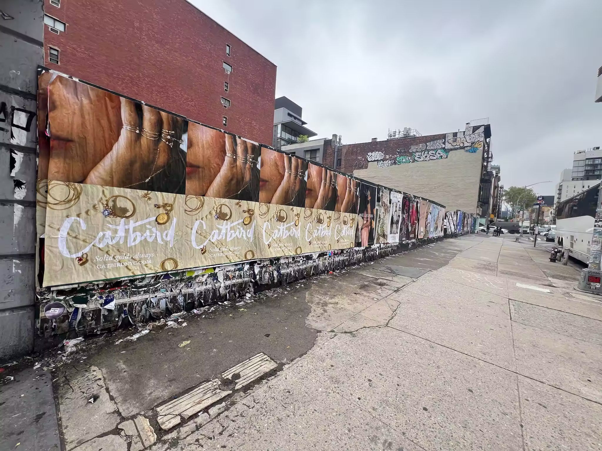 Catbird Mother's Day Week 2 wild posting at 158A Bowery