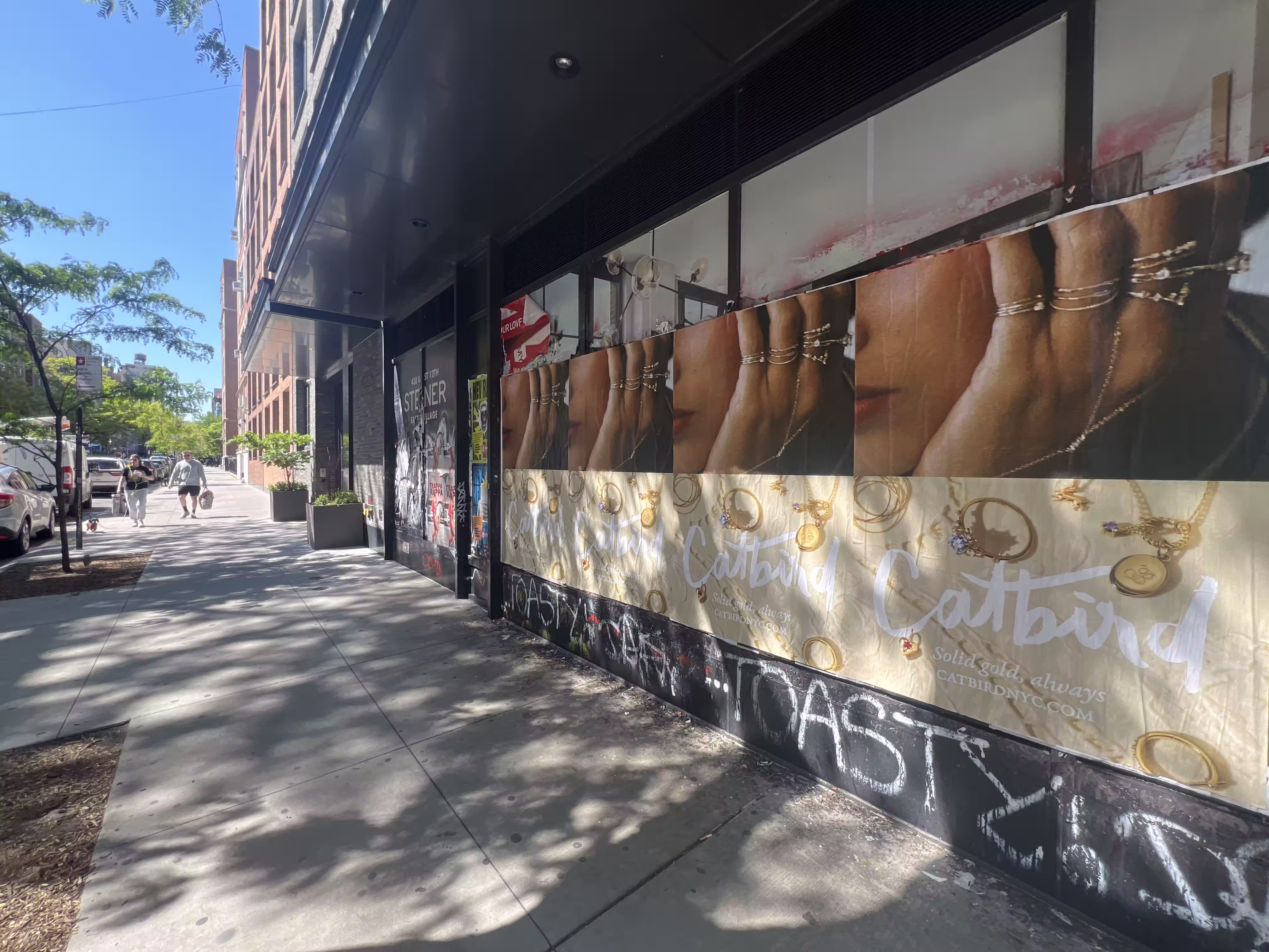 Catbird Mother's Day Week 2 wild posting at 179 Avenue A