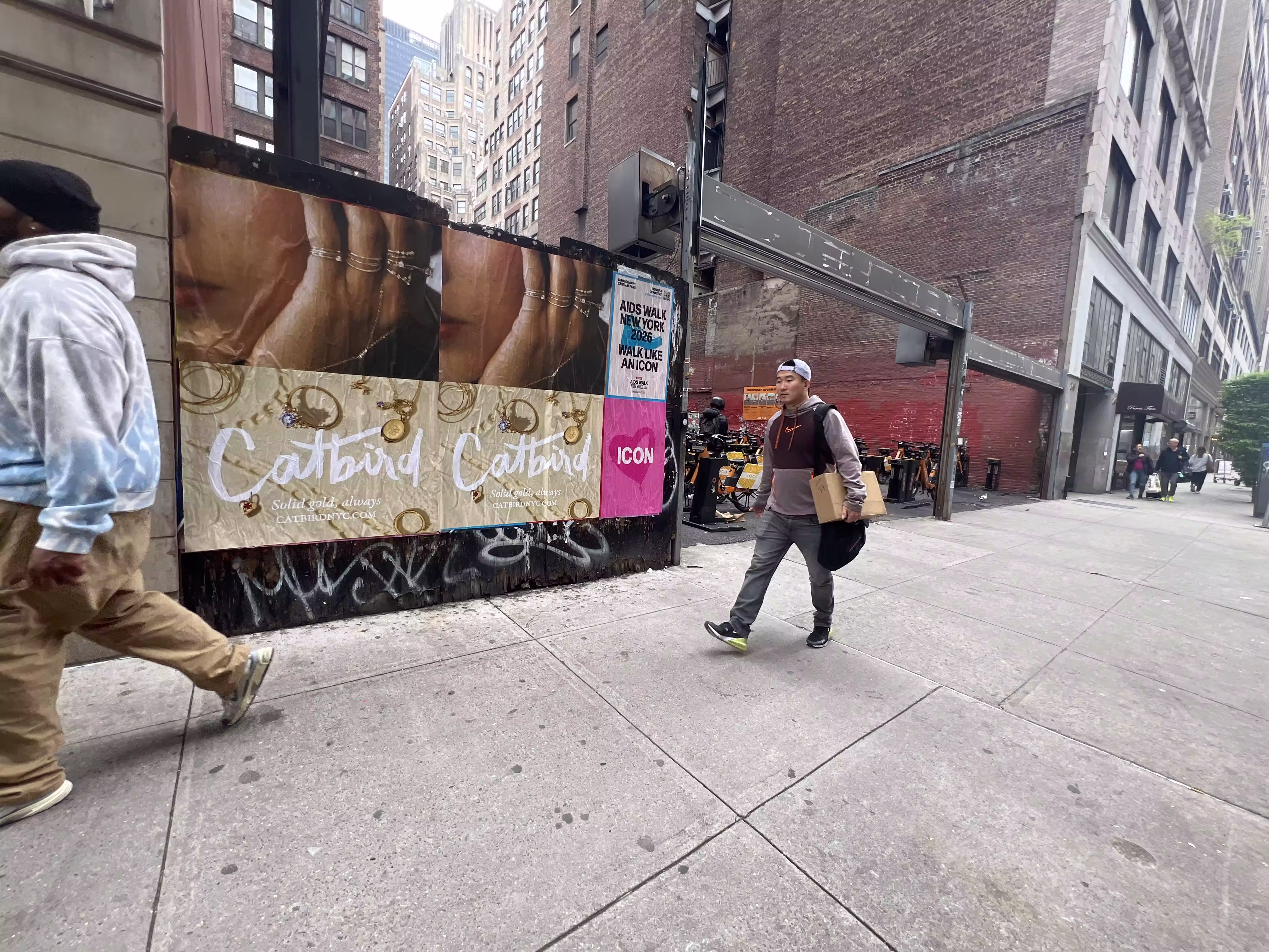 Catbird Mother's Day Week 2 wild posting at 257 W 30th St