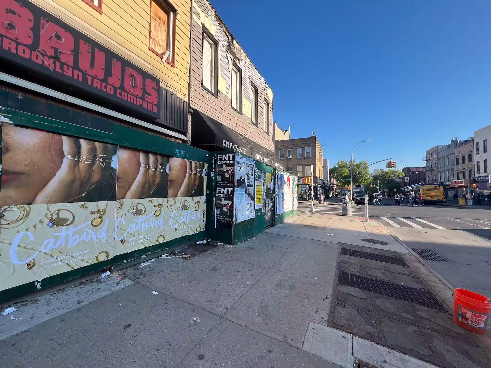 Catbird Mother's Day Week 2 wild posting at Graham Ave & Metropolitan Ave