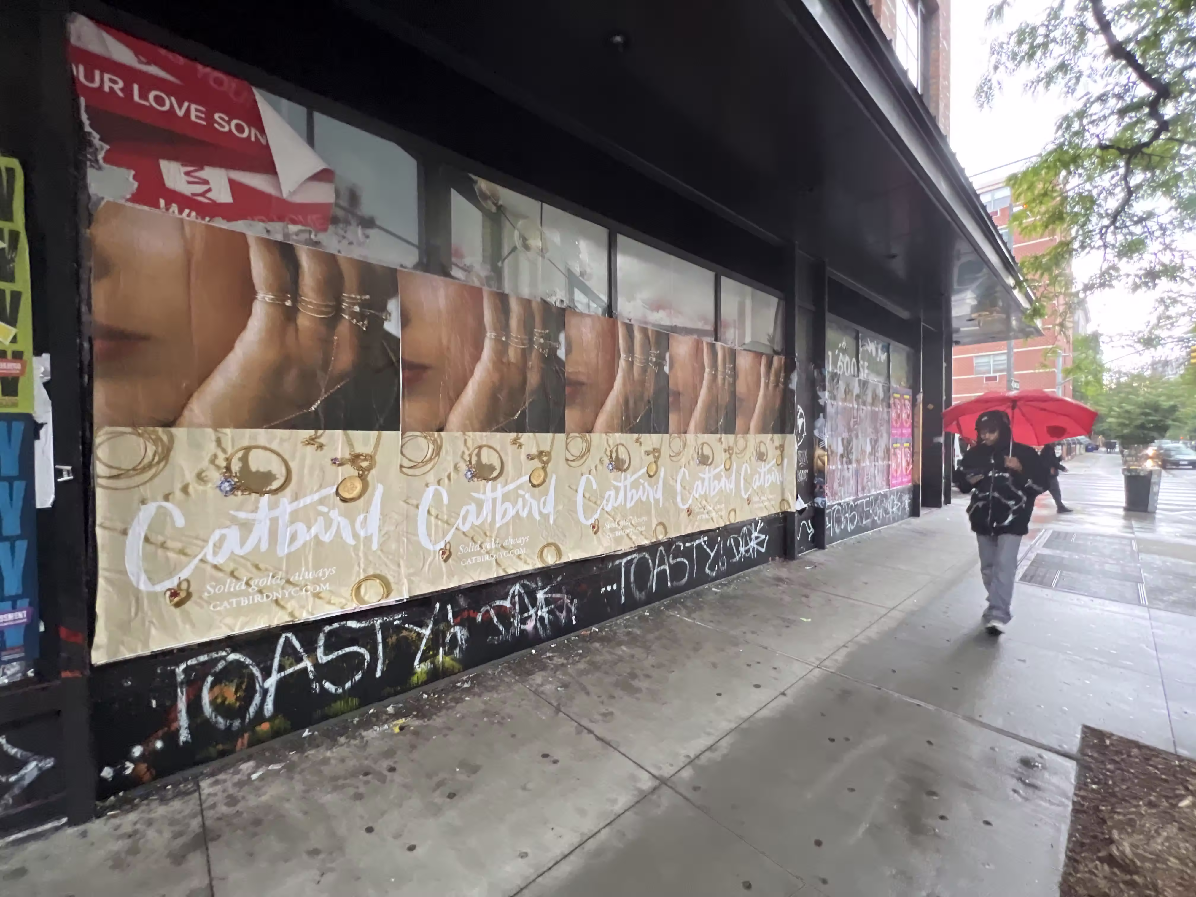 Catbird Mother's Day Week 3 wild posting at 173 Avenue A