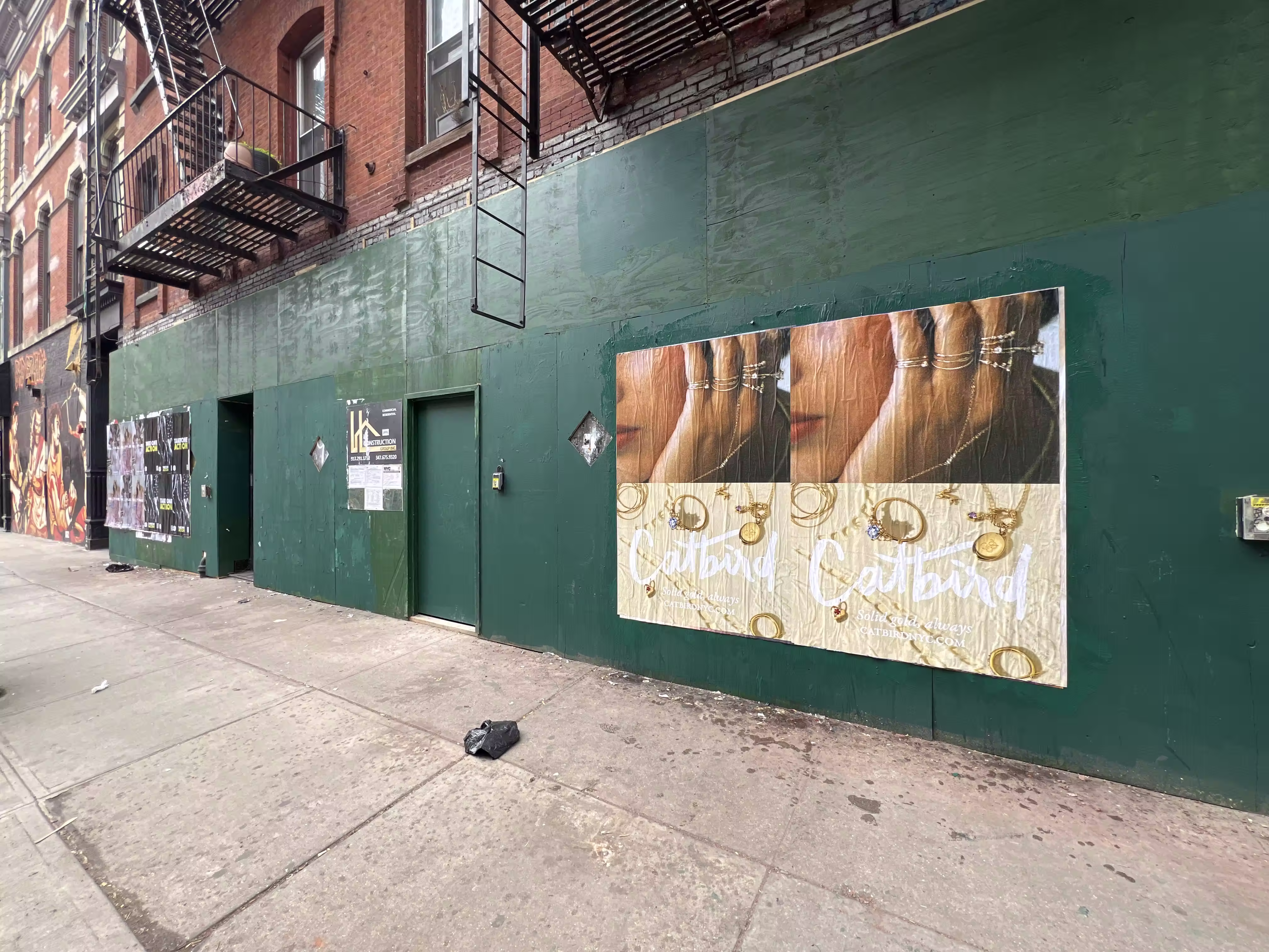 Catbird Mother's Day Week 3 wild posting at 3 Bleecker St