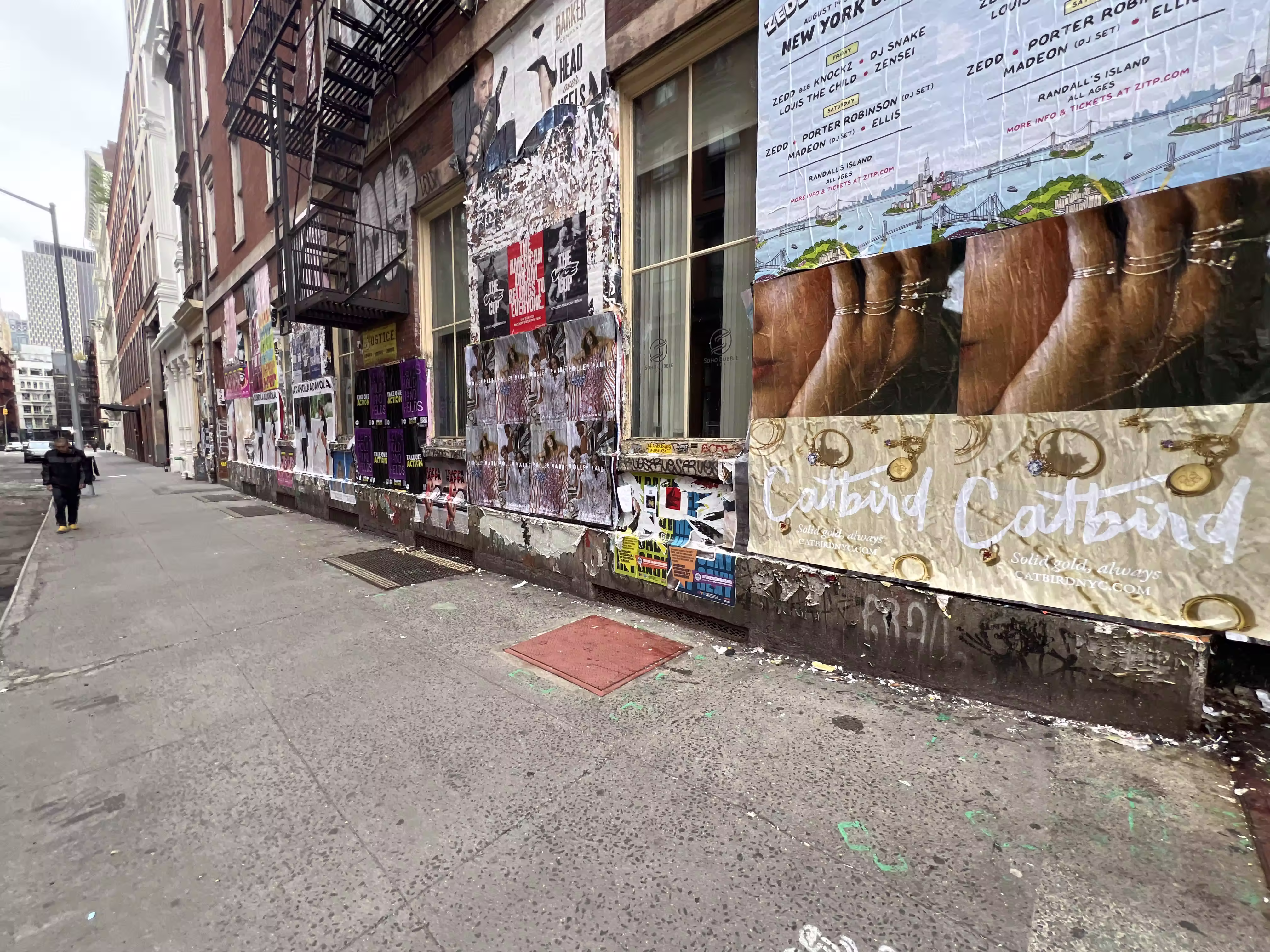 Catbird Mother's Day Week 3 wild posting at 425 Broome St