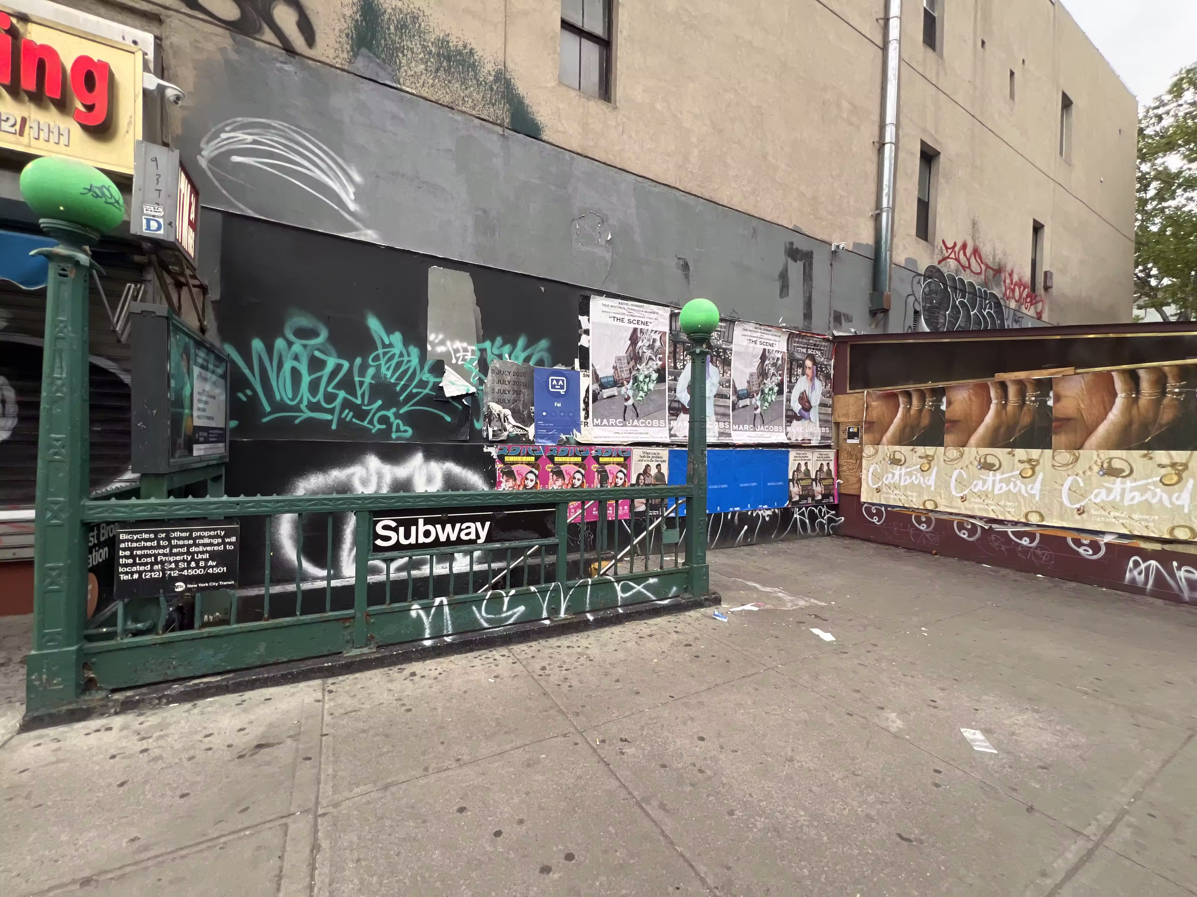 Catbird Mother's Day Week 3 wild posting at East Broadway