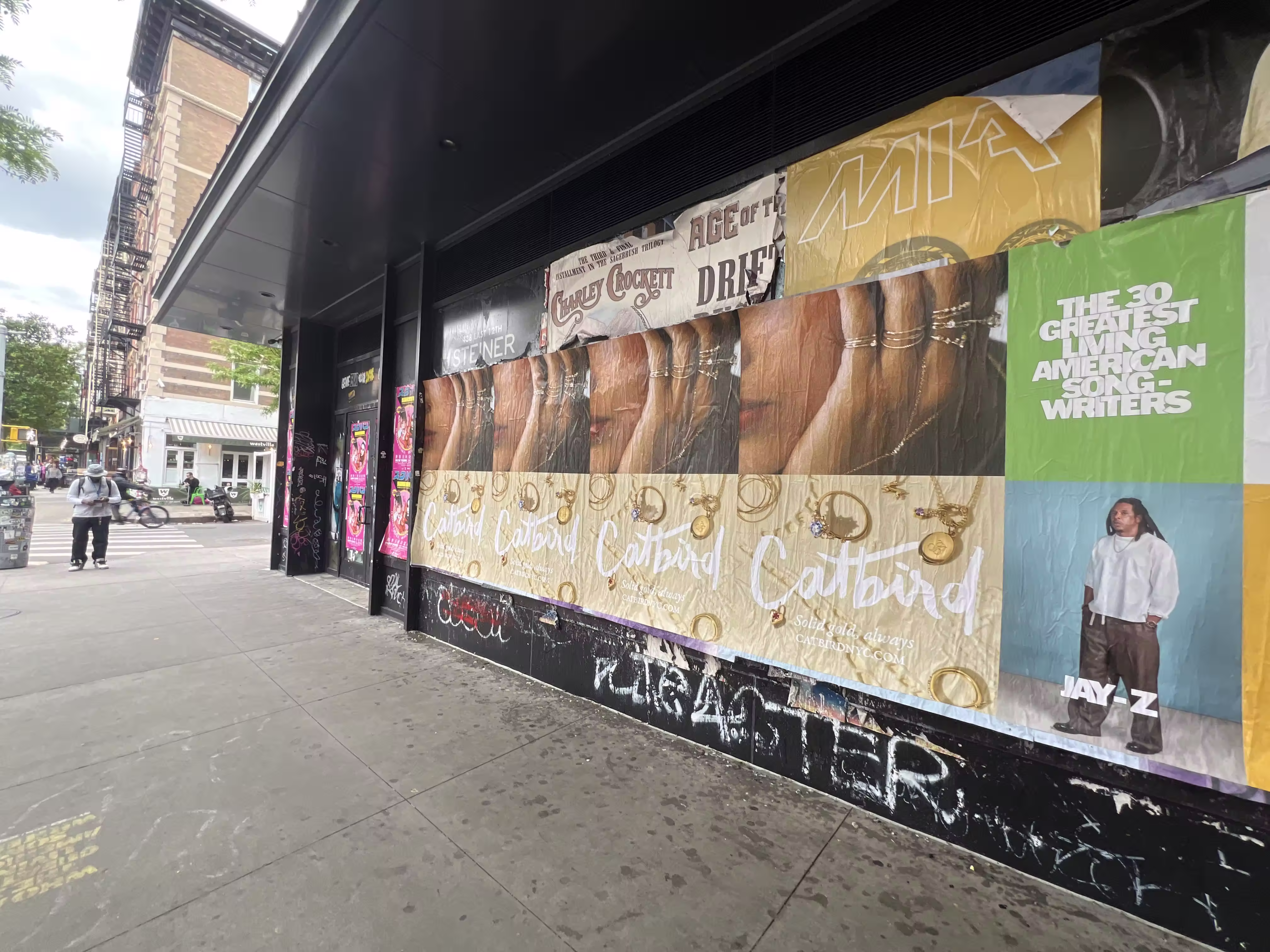 Catbird Mother's Day Week 4 wild posting at 181 Avenue A