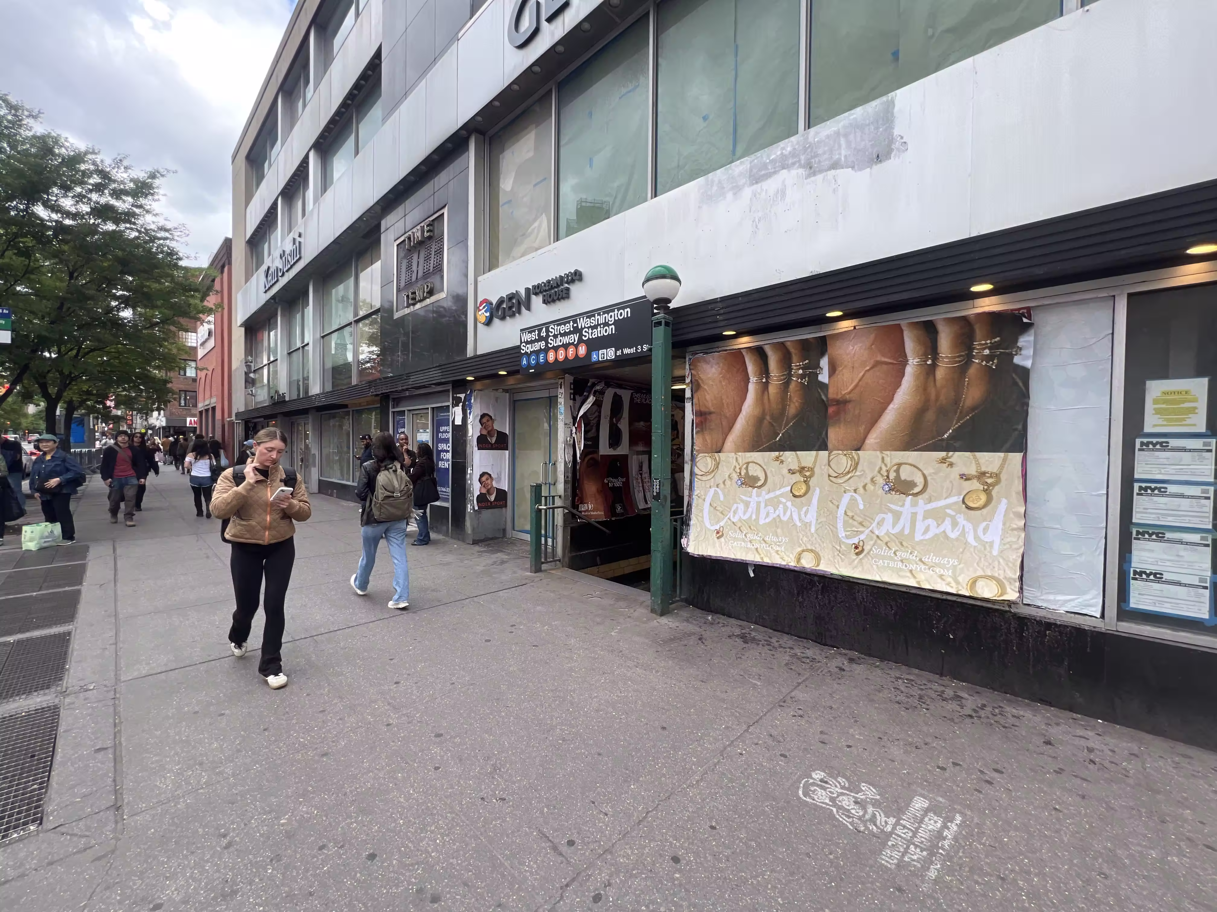 Catbird Mother's Day Week 4 wild posting at W 4th St–Washington Square & 340 6th Ave